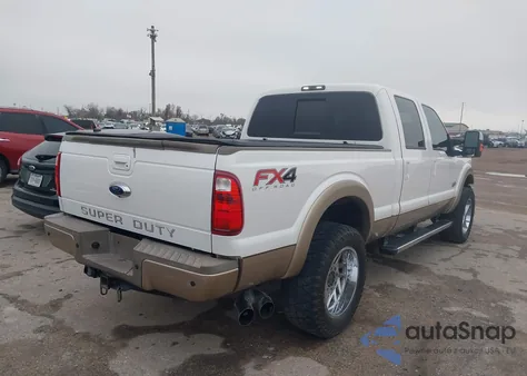 2014 Ford F-250 Lariat из США, поврежденный, VIN 1FT7W2BT6EEA09053